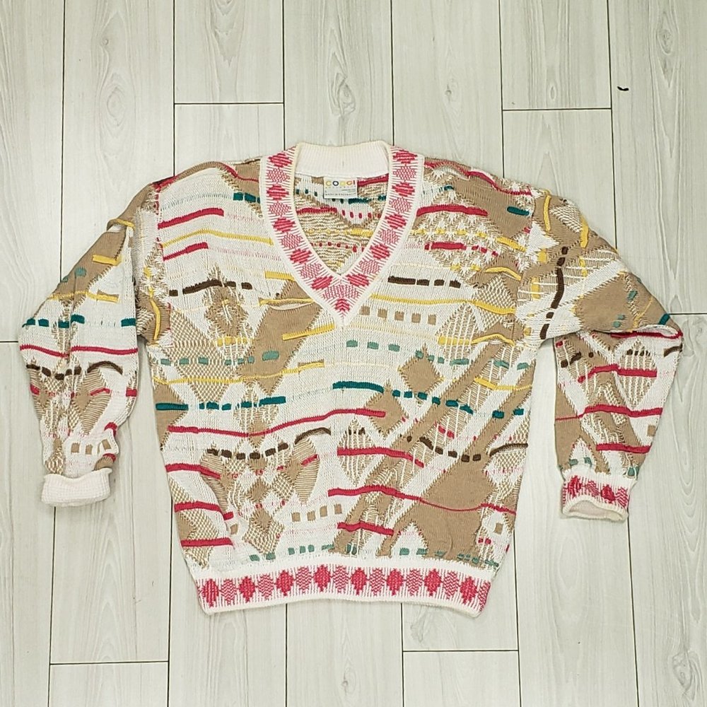 Vintage 1990s Coogi Sweater, Made In Australia
